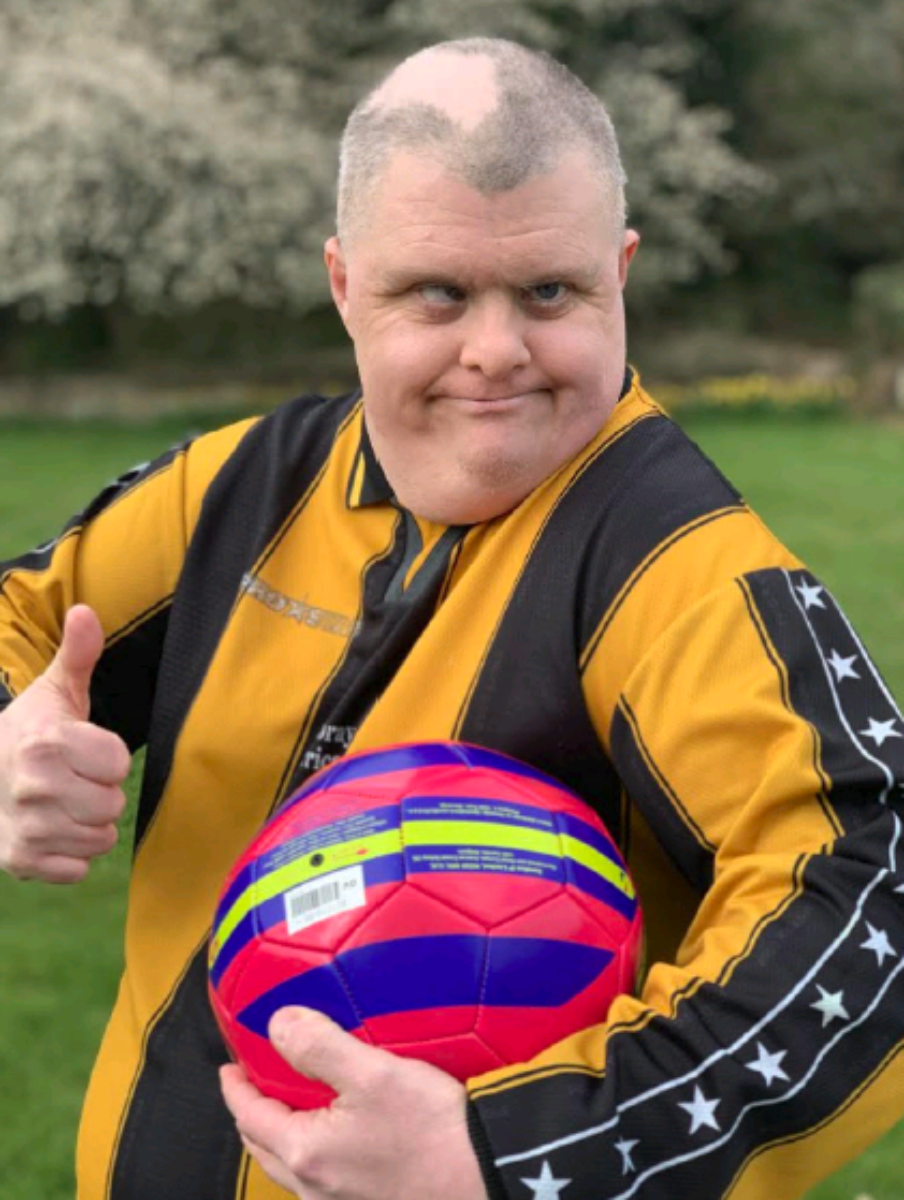 Robert at football
